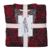 Піжама Victoria's Secret Flannel Long PJ Set, Чорна з серцями