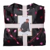 Піжама атласна Victoria's Secret Long PJ Set, Black Hearts