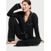 Піжама Victoria’s Secret Modal Long Pajama Set, Black 