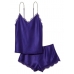 Піжама Для Сну з атласу Victoria's Secret Satin Lace-Back Cami Set, Night Ocean