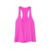 Піжама Сатинова Victoria’s Secret Satin Racerback Tank & Satin Short, Pink Berry Logo VS