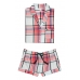 Піжама Victoria's Secret Flannel Boxer PJ, White Plaid