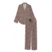 Піжама Victoria's Secret Flannel Long PJ Set, Леопардова