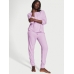 Піжама Victoria’s Secret Glow Waffle Henley And Jogger Set, Лілова