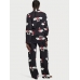 Піжама Victoria's Secret Flannel Long PJ Set, Чорна з лебедями
