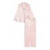 Піжама Люкс Сатин Victoria’s Secret Dew Drop Satin Long Pajama Set, рожева