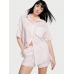 Піжама у смужку Victoria's Secret Cotton-Modal Short Pajama Set, Pretty Blossom Stripe