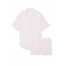 Піжама у смужку Victoria's Secret Cotton-Modal Short Pajama Set, Pretty Blossom Stripe