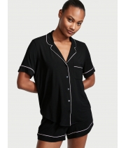 Піжама Victoria’s Secret Modal Short Pajama Set, Чорна