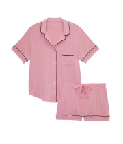 Піжама Victoria’s Secret Modal Short Pajama Set, Пудрова
