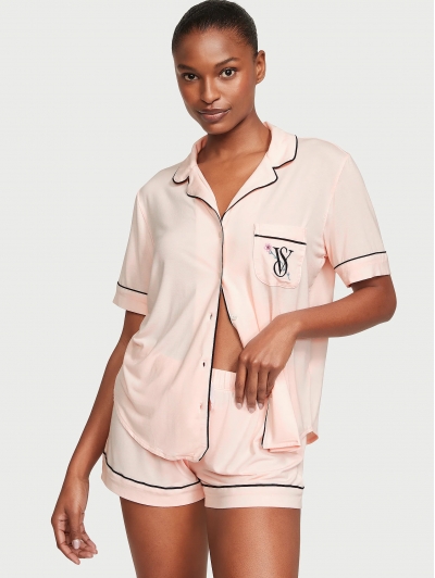 Піжама Victoria’s Secret Modal Short Pajama Set, Purest Pink