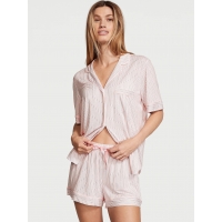 Піжама Victoria’s Secret Modal Short Pajama Set, рожева полоска