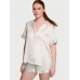 Сатинова Піжама Victoria’s Secret Satin Short Pajama Set, Біла