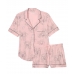 Піжама Victoria’s Secret Modal Short Pajama Set, Рожева з квітами