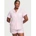 Піжама у смужку Victoria’s Secret Cotton Short Pajama Set, Pretty Blossom Stripe