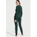 Термо піжама Victoria’s Secret Thermal Long Pajama Set, Зелений ромб