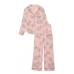 Піжама Victoria’s Secret Modal Long Pajama Set, Персикова з квітами