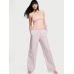 Піжама Victoria's Secret Cotton Long Pajama Set, Рожева смужка