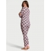 Термо піжама Victoria’s Secret Thermal Long Pajama Set, Рожева в клітинку
