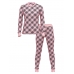 Термо піжама Victoria’s Secret Thermal Long Pajama Set, Рожева в клітинку