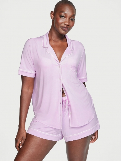 Піжама Victoria’s Secret Modal Short Pajama Set, Бузкова