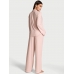 Піжама Victoria’s Secret Modal Long Pajama Set, Ніжно-рожева з серцями