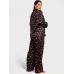 Піжама Сатин Victoria’s Secret Satin Long Pajama Set, Black Chocolate