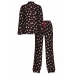Піжама Сатин Victoria’s Secret Satin Long Pajama Set, Black Chocolate