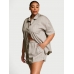 Піжама Victoria's Secret Cotton-Modal Short Pajama Set, Dove Herringbone