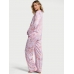 Піжама Сатин Victoria’s Secret Satin Long Pajama Set, Violet Floral