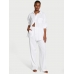 Піжама Victoria’s Secret Modal-Cotton Striped Long Pajama Set, Біла
