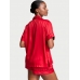 Піжама Сатин Victoria’s Secret Glazed Satin Short Pajama Set, Червона