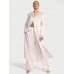 Піжама Сатинова в Смужку Victoria’s Secret Glazed Satin Flyaway Tunic Pajama Set, Pink Iconic Stripe