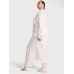 Піжама Сатинова в Смужку Victoria’s Secret Glazed Satin Flyaway Tunic Pajama Set, Pink Iconic Stripe
