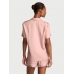 Піжама Сатин Victoria’s Secret Glazed Satin Short Pajama Set, Royal Pink Jacquard