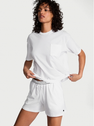 Піжама Victoria's Secret Cotton Short Pajama Set, Purple