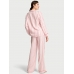 Піжама Victoria's Secret Flannel Long PJ Set, Біла у червону смужку