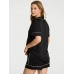 Сатинова Піжама Victoria’s Secret Signature Satin Short Pajama Set, Black Jacquard
