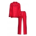 Піжама Сатин Victoria’s Secret Glazed Satin Long Pajama Set, Червона у горох