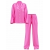 Піжама Сатин Victoria’s Secret Glazed Satin Long Pajama Set, Яскраво-рожева