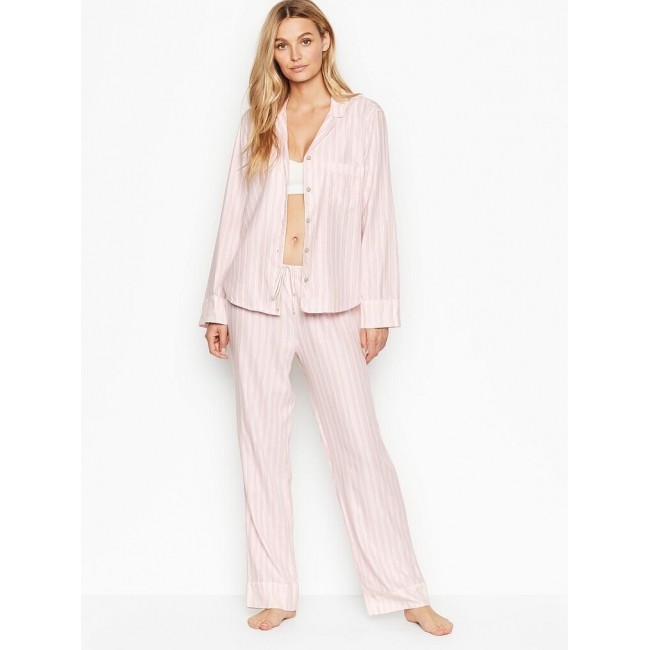 Піжамка Victoria's Secret Cotton Printed Flannel PJ Set