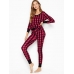 Термо піжама Victoria's Secret Thermal PJ Set, Fuschia Check Plaid