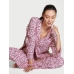 Піжама Victoria's Secret Flannel Long PJ Set, Pink