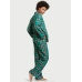 Піжама Victoria's Secret Flannel Long PJ Set, Зелена Клітинка