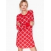 Нічна сорочка Victoria's Secret Fireside Sleepshirt, Red Сage