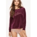 Велюровий костюм Victoria's Secret Velour Crossback Pullover&Velour Jogger