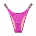 Купальник роздільний із стразами Victoria's Secret Shine Strap Swim у кольорі фуксія