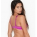 Купальник роздільний із стразами Victoria's Secret Shine Strap Swim у кольорі фуксія