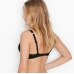 Елегантний купальник зі стразами Victoria's Secret Shine Strap Swim у чорному кольорі з подвійним пушапом