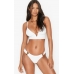 Купальник роздільний Victoria's Secret Monaco V-Hardware Swim у білому кольорі.